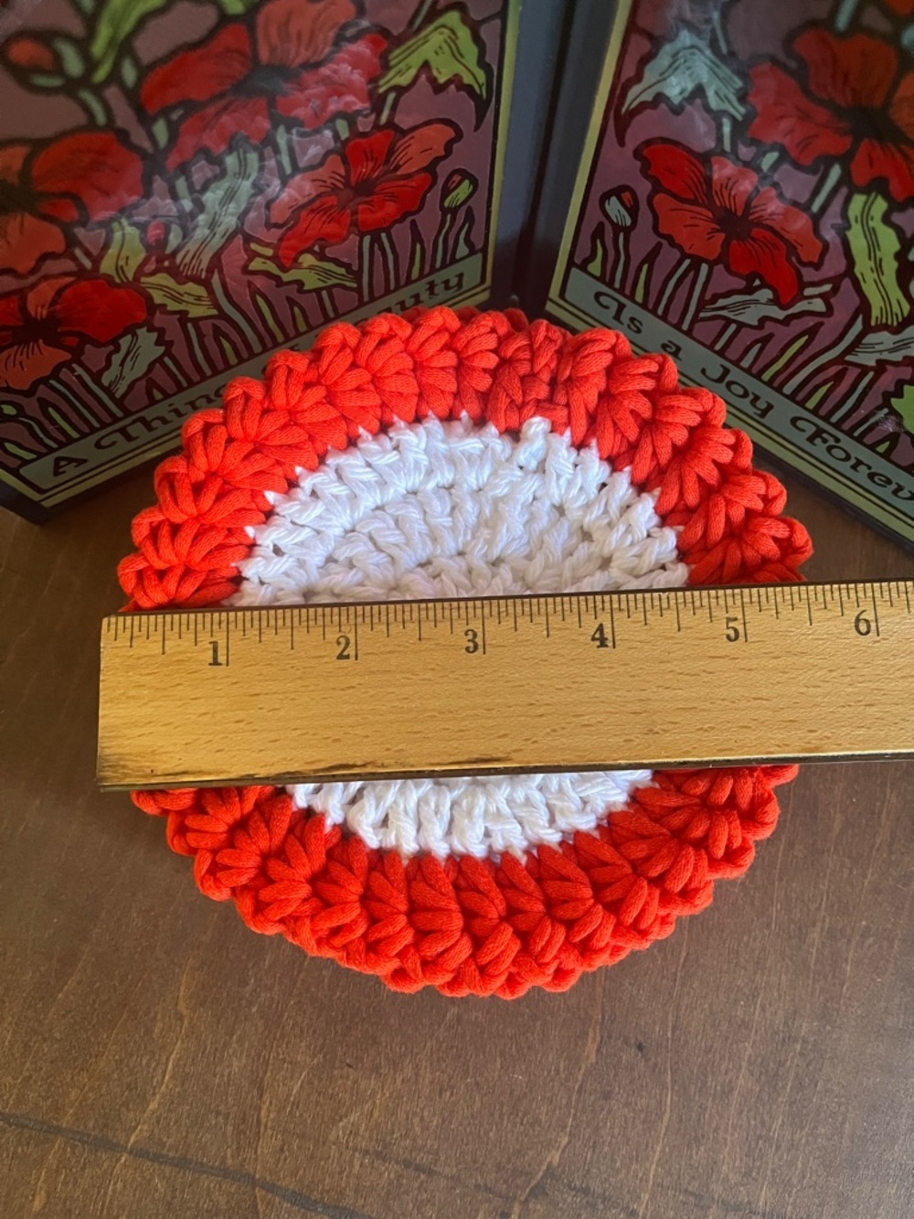 Handcrafted Coasters(4) cotton/nylon - Picture 4 of 4